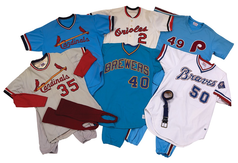 Baseball Equipment - 1972-1980s Baseball Uniform & Jersey Styles (6)