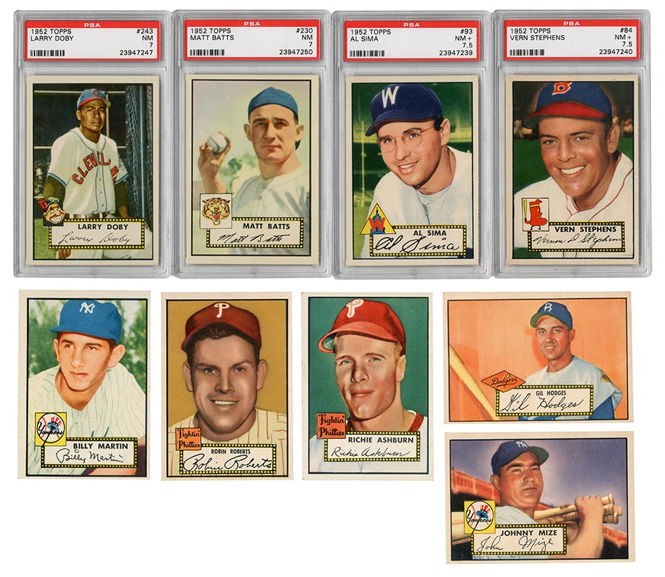 - 1952 Topps Low Number Partial Set (177)