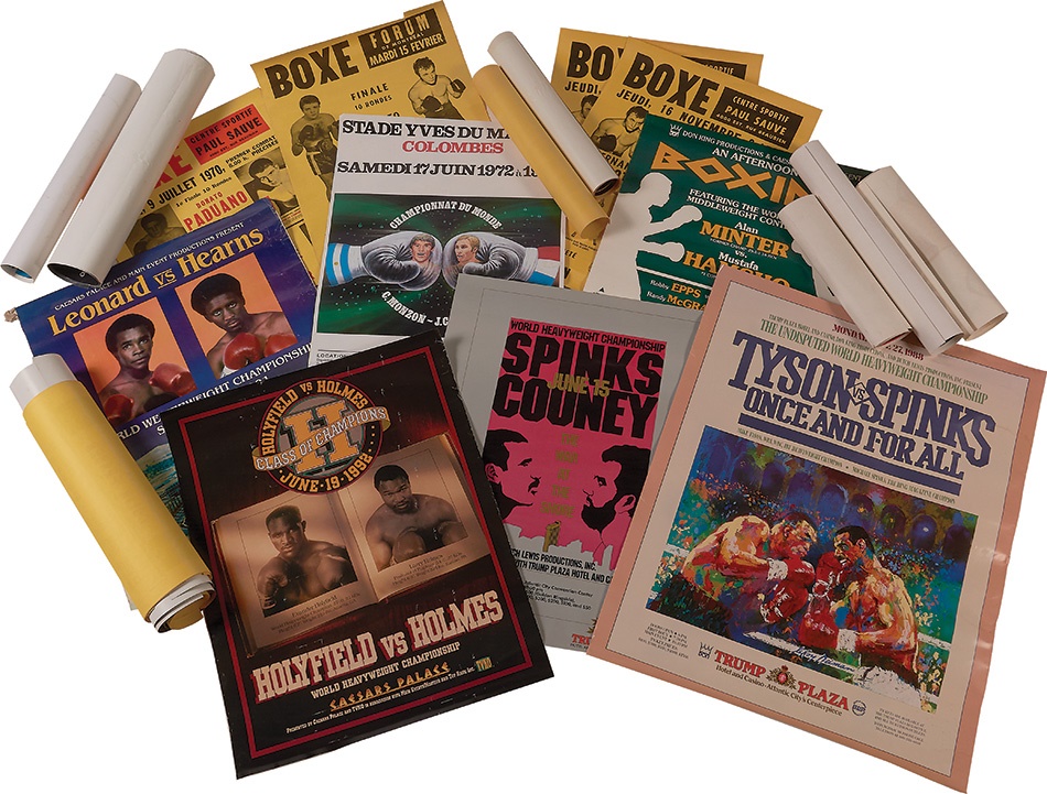 Muhammad Ali & Boxing - 1970s-80s Large Collection of Boxing Site Posters (29)