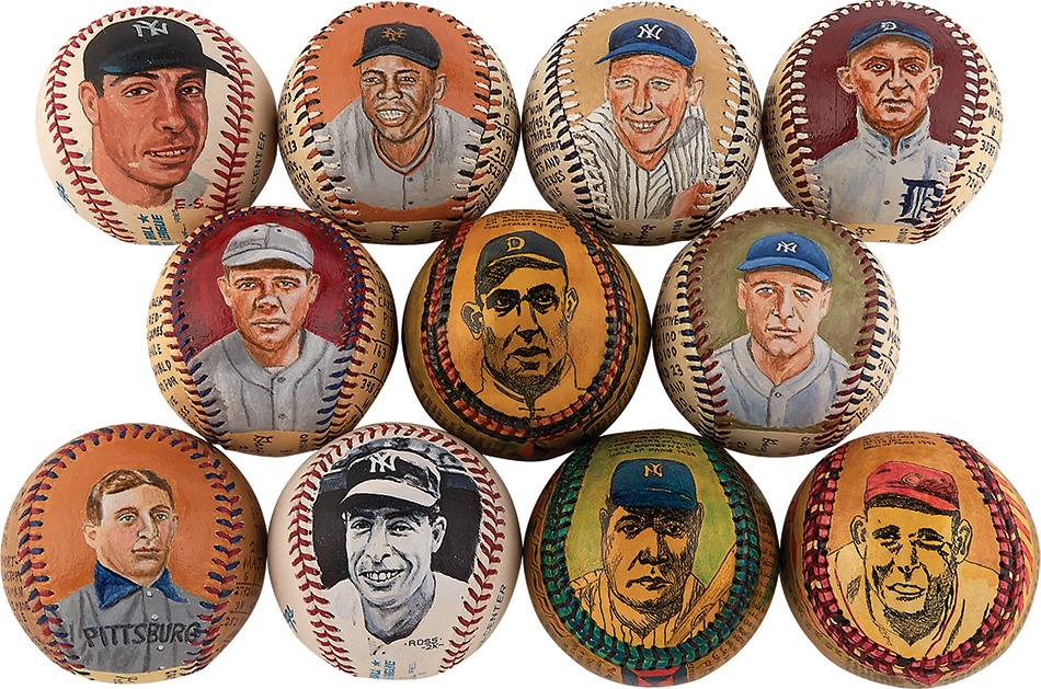 Sports Fine Art - Hand Painted Baseball Collection (11)
