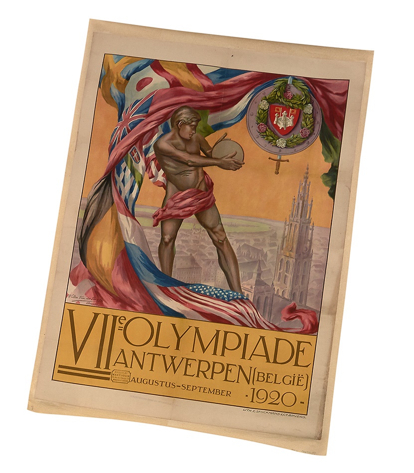 - 1920 Antwerp Summer Olympics Poster