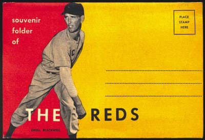 - 1952 Cincinnati Reds Souvenir Folder