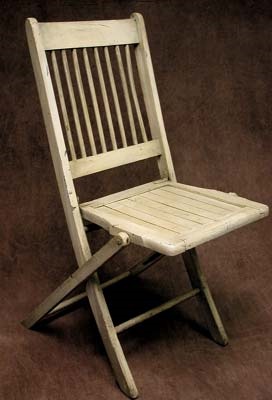 - 1930's Crosley Field Folding Chair