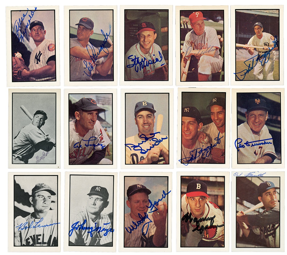 Baseball Autographs - 1953 Bowman Baseball Signed Reprints (171)