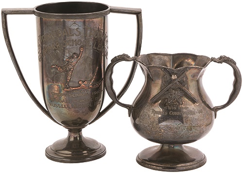 Two Early Baseball Trophies