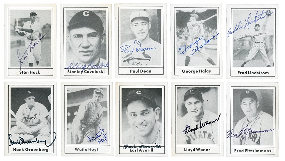 Baseball Autographs - 1978 Grand Slam Signed Baseball Card Set (48/50 Signed)