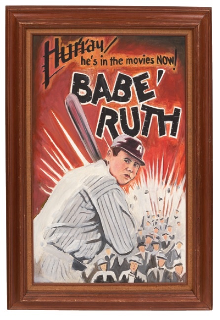 Ruth and Gehrig - Babe Ruth Movie Painting