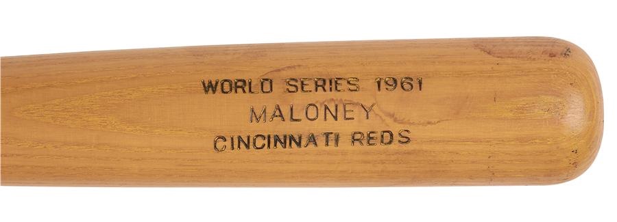 Baseball Equipment - 1961 Jim Maloney Game Used World Series Bat