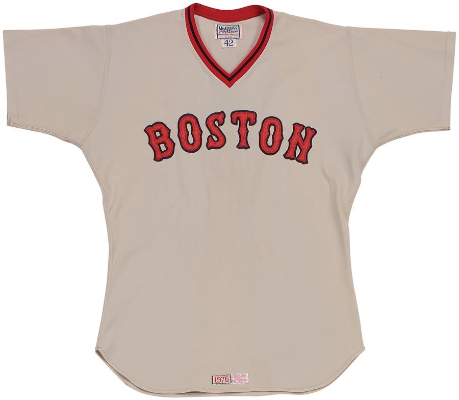 - 1976 Rico Petrocelli "Impossible Dream" Boston Red Sox Game Worn Jersey