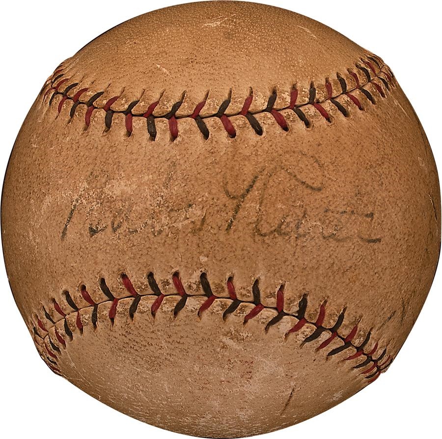 Ruth and Gehrig - Babe Ruth and Lou Gehrig Signed Baseball