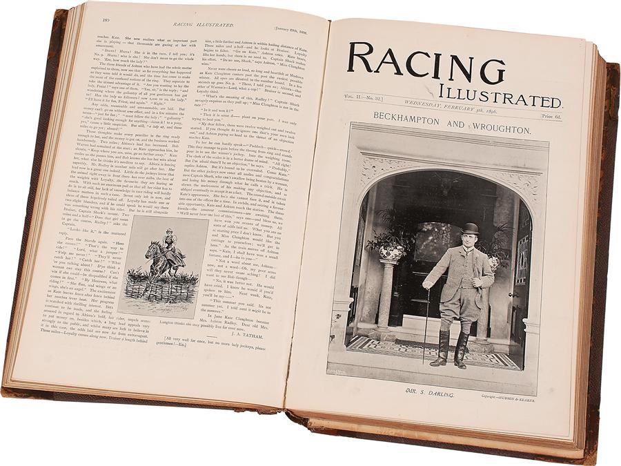 - 1895 Horse Racing Illustrated Magazine Bound Volume