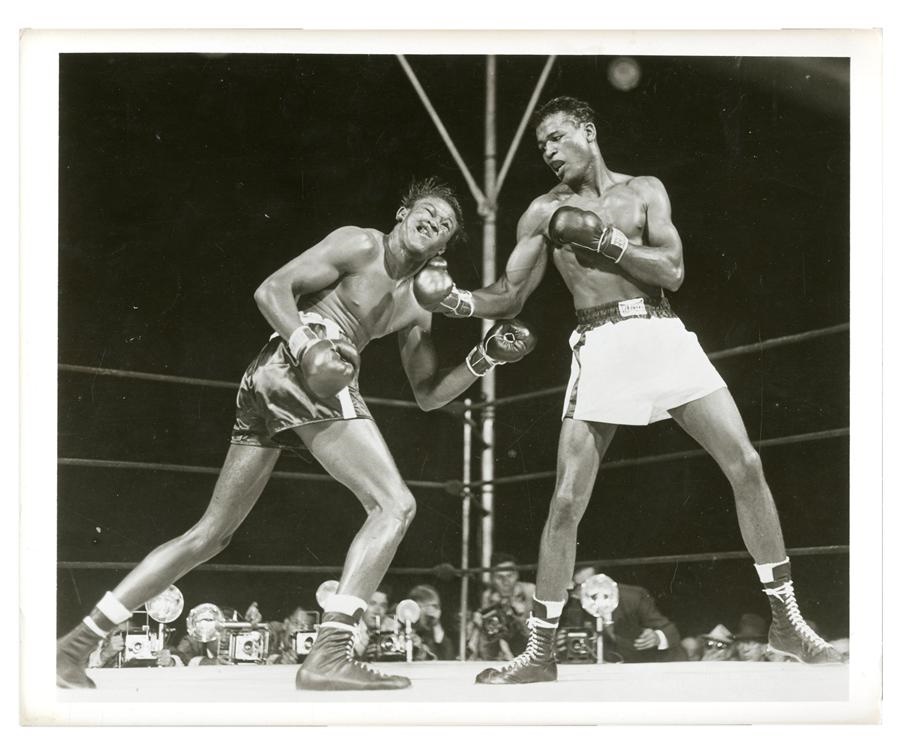 Muhammad Ali & Boxing - Classic 1948 Sugar Ray Robinson v. Kid Gavilan Photo
