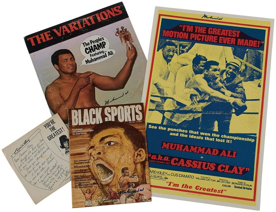 Muhammad Ali & Boxing - 1960s-70s Signed Cassius Clay/Muhammad Ali Collection (5)