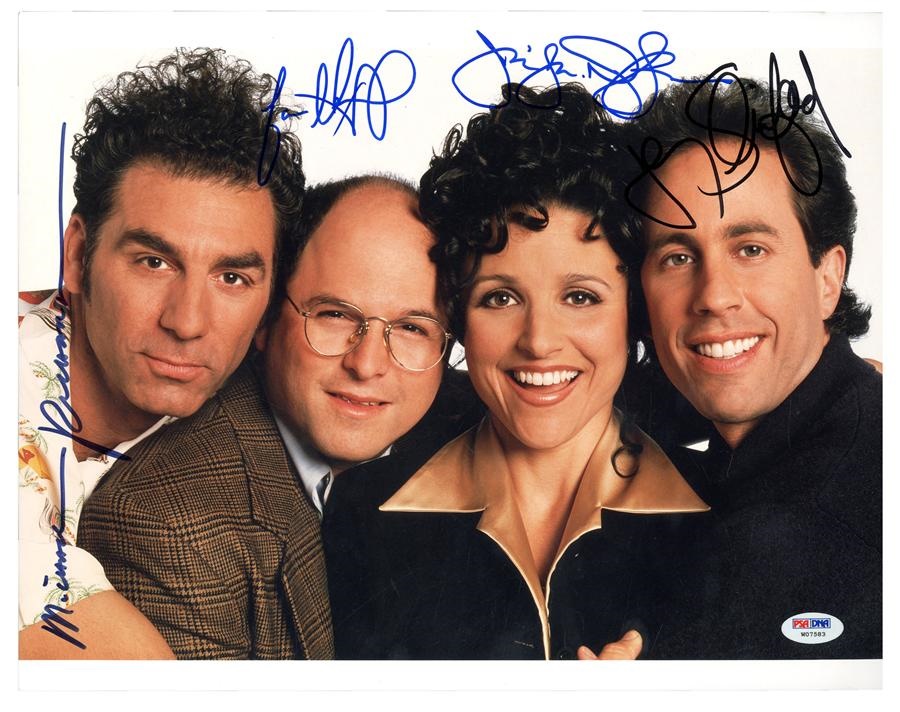 "Seinfeld" Cast Signed Photo