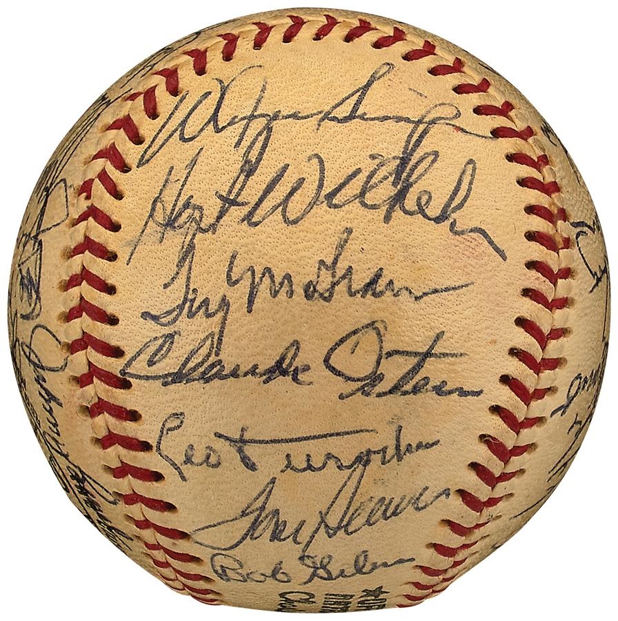 Baseball Autographs - 1970 National League All Star Team Signed Baseball