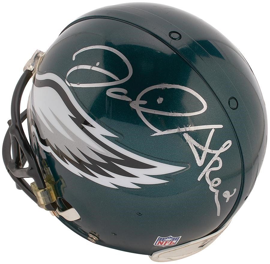 - David Akers Philadelphia Eagles Game Worn Helmet