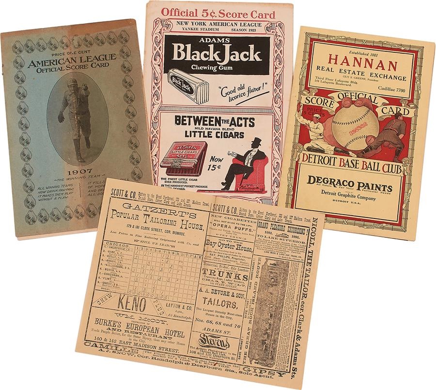 19th Century - 19th Century and Early  20th Baseball Programs (4)
