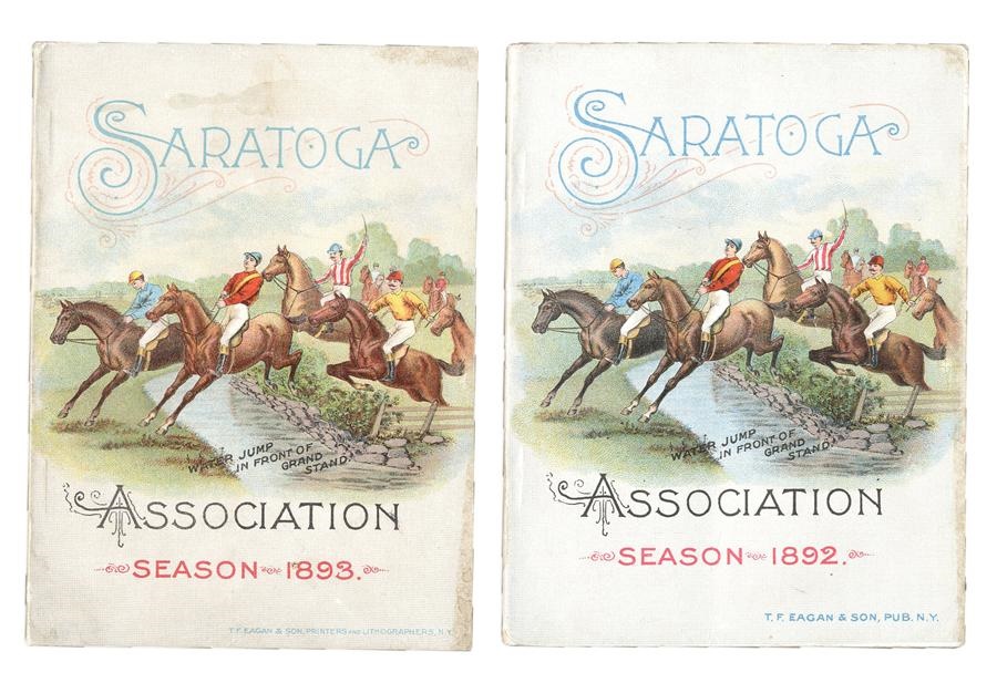 Horse Racing - 1892 & 1893 Saratoga Condition Books (2)