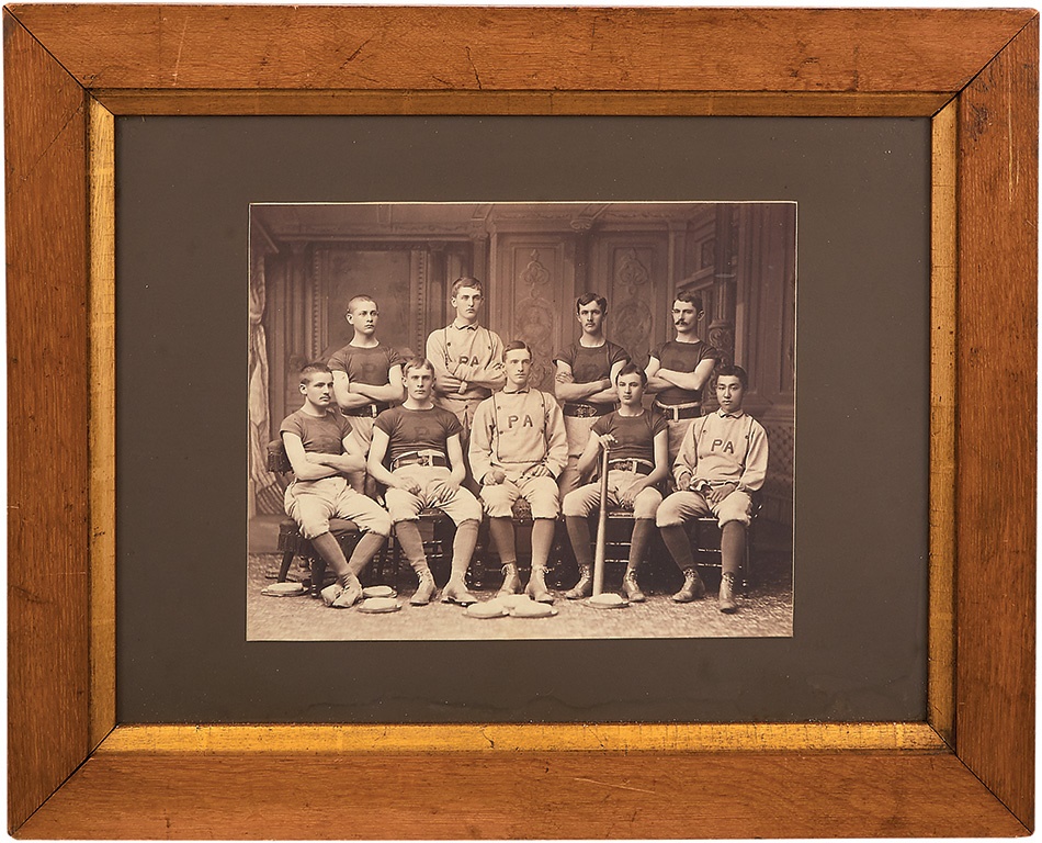 19th Century - Earliest Known Chinese Baseball Photograph - Later U.S. Ambassador