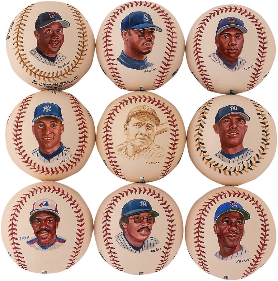 Sports Fine Art - Handpainted Baseballs by Greg Packer (25)