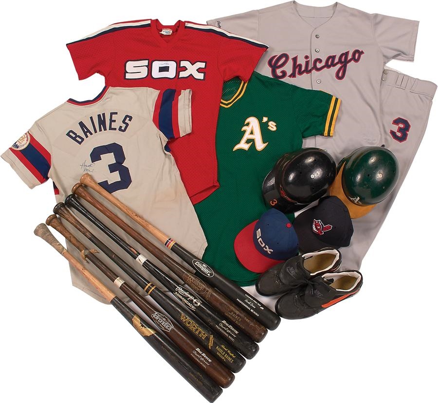 Baseball Equipment - The Ultimate Collection of Harold Baines Game Used Equipment