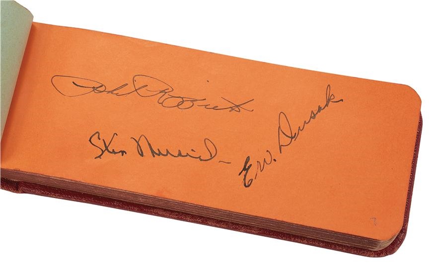 - 1940s Baseball Autograph Album with Hall of Famers