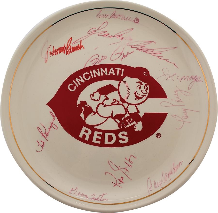 - Big Red Machine Vintage Signed Plate