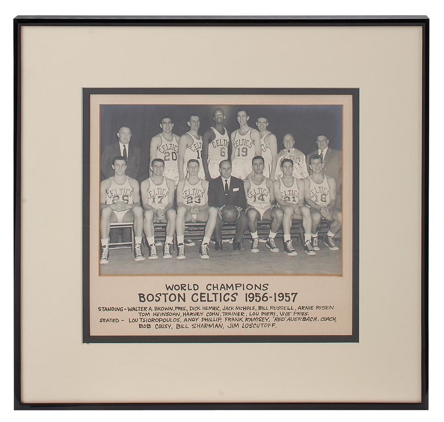 - 1956-57 Boston Celtics World Champions Presentational Photograph