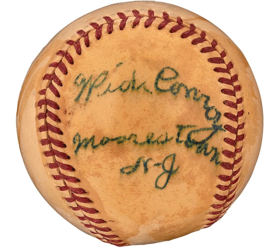 Rare Wid Conroy Single Signed Baseball (1877-1959)