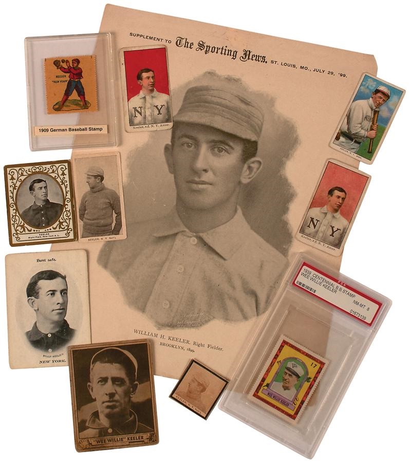 Early Wee Willie Keeler Card Collection (13)
