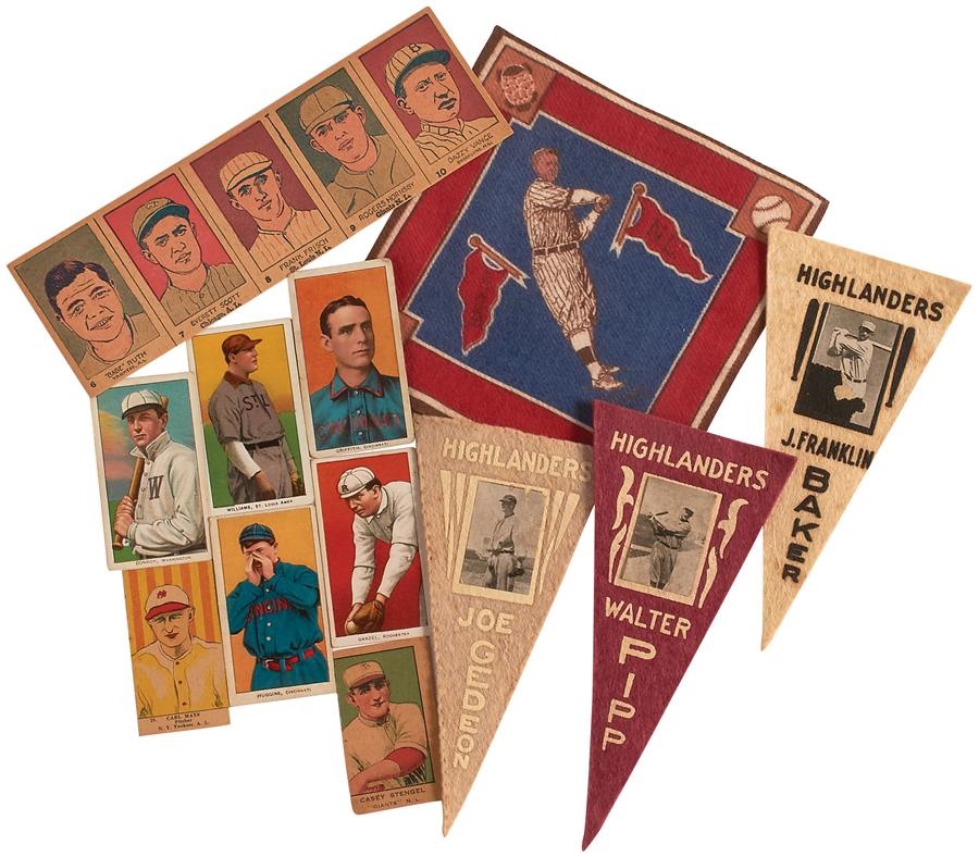 Babe Ruth & New York Yankee/Highlander Cards (12)