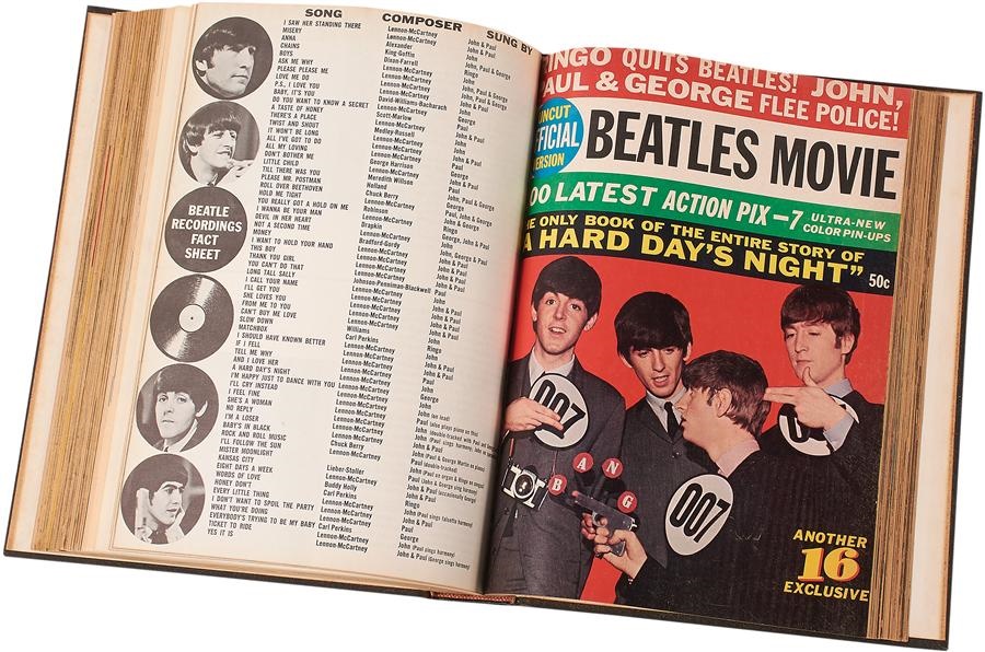 - 1963-66 "16 Magazine" Hardbound History of The Beatles