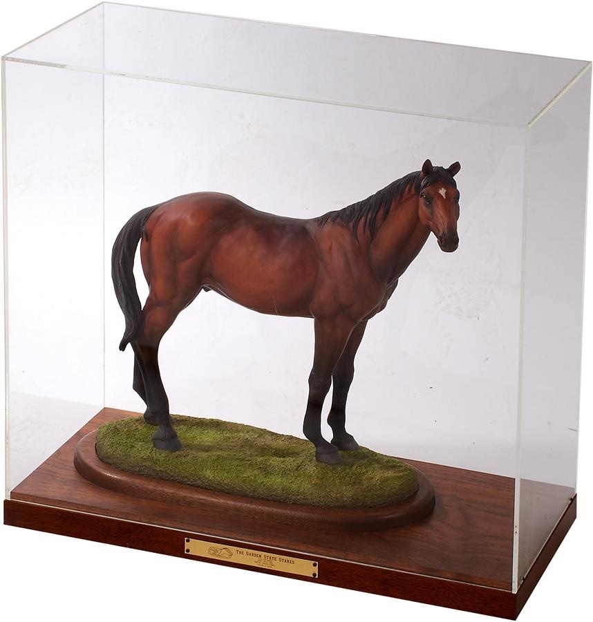 Spend A Buck Horse Racing Collection - "Spend A Buck" 1985 Garden State Stakes Owner's Trophy