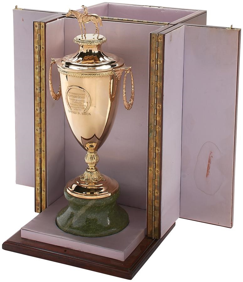 Spend A Buck Horse Racing Collection - 1985 Kentucky Derby Owner's Trophy