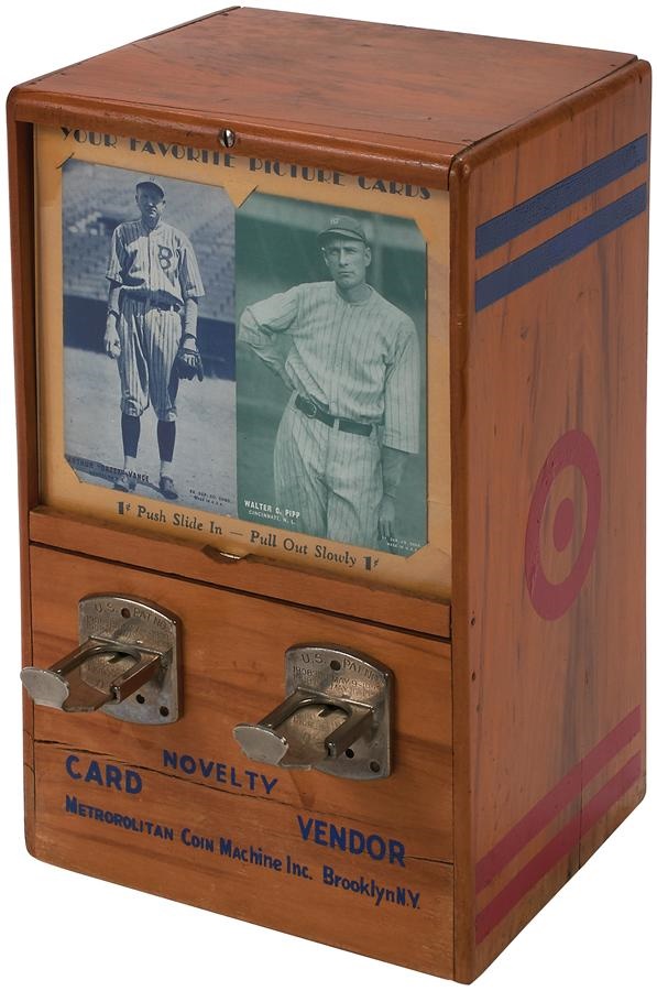 - 1920s Exhibit Card Vending Machine