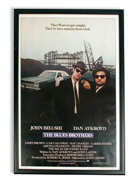Blues Brothers Signed Movie Poster