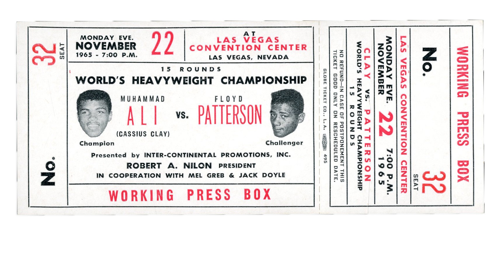 - Ali v Patterson I Official Full Ticket
