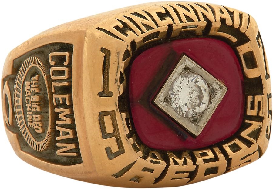 - 1975 Gordy Coleman Cincinnati Reds World Championship Ring