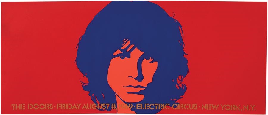 - 1969 "The Doors" Electric Circus Poster