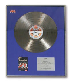 The Who Platinum Record Award