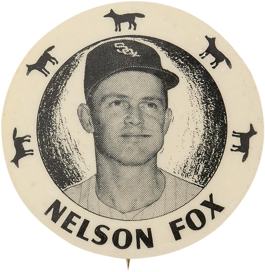 - Rare 1950s Nellie Fox Pin