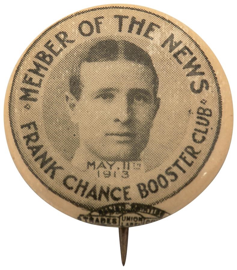 - 1913 Frank Chance Booster Pin