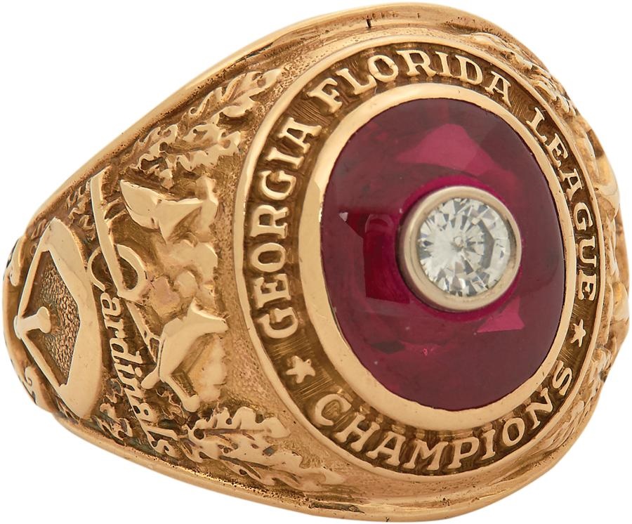 - 1949 Albany Cardinals Championship Ring Presented to Sheldon Bender