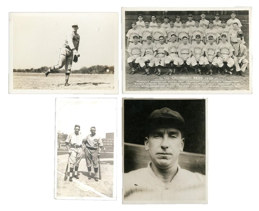 Early Dizzy Dean & Cincinnati Reds Photos (4)