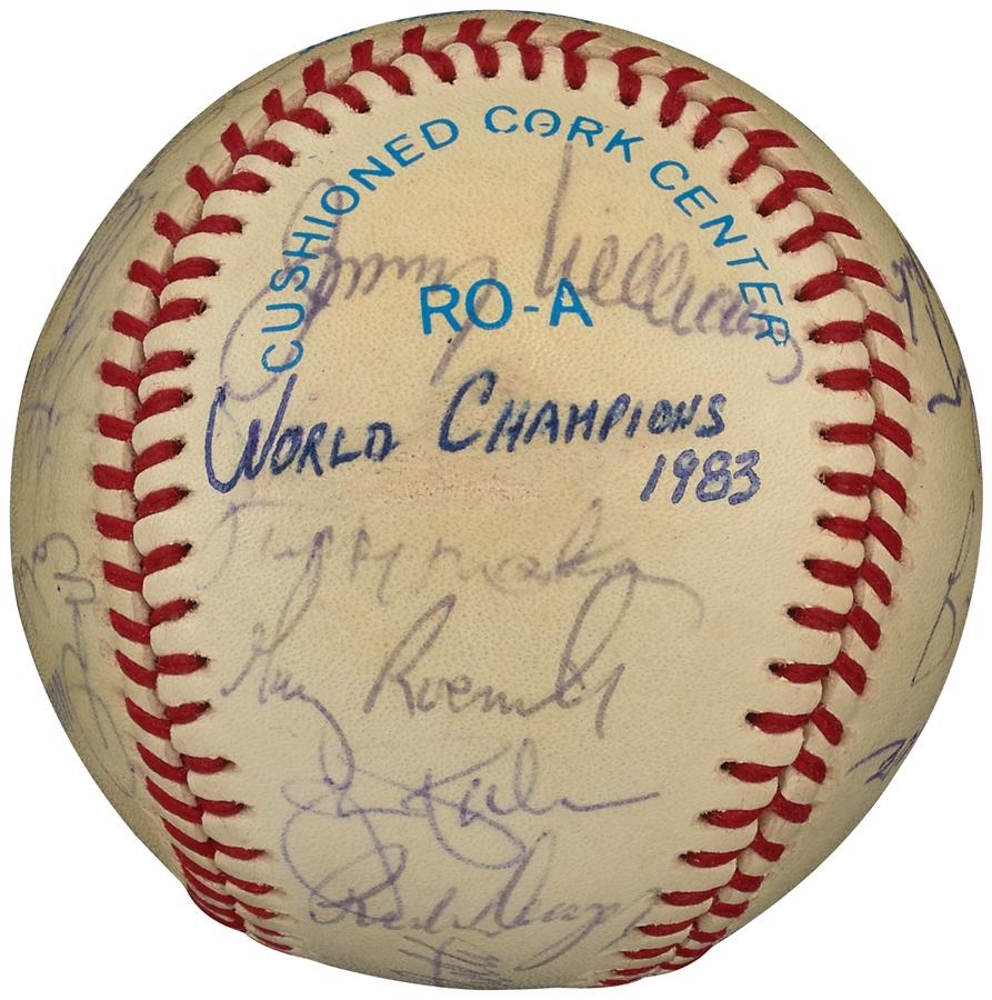 Baseball Autographs - 1983 Baltimore Orioles World Champions Team Signed Baseball