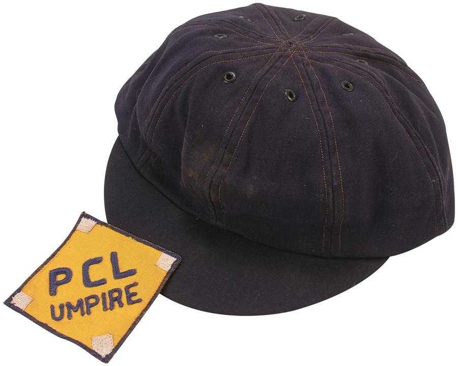 - 1940s PCL Collection with Umpire's Cap and Patch Worn by Jack Powell (4)