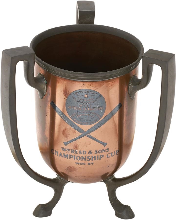 - Circa 1910 Wm. Read & Sons Championship Baseball Cup
