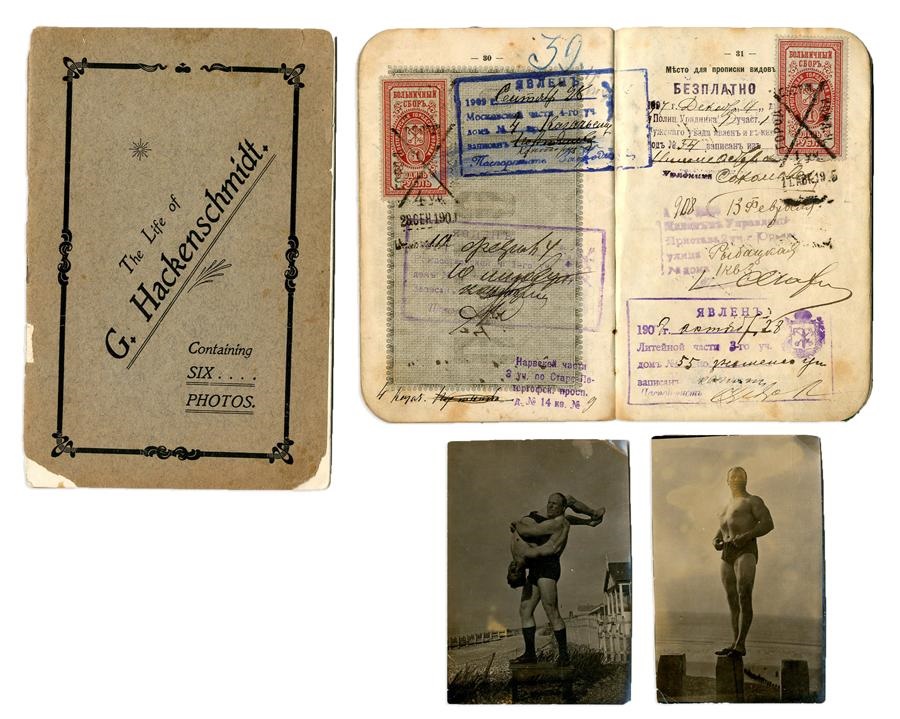 - George Hackenschmidt Passport & more (ex-Hackenschmidt Estate) (4)