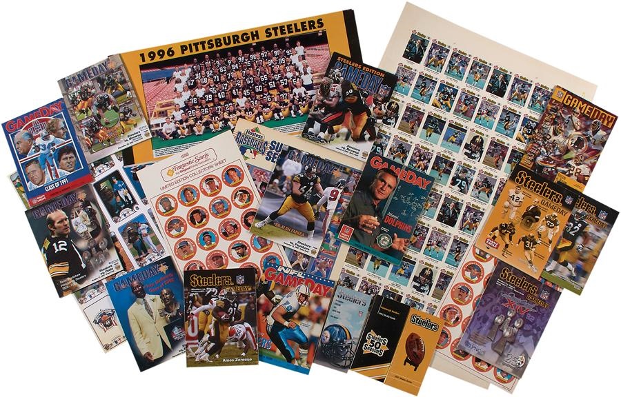 Pittsburgh Steelers, Pirates & Penguins Collection from Vic Grayber (about 500 pieces)