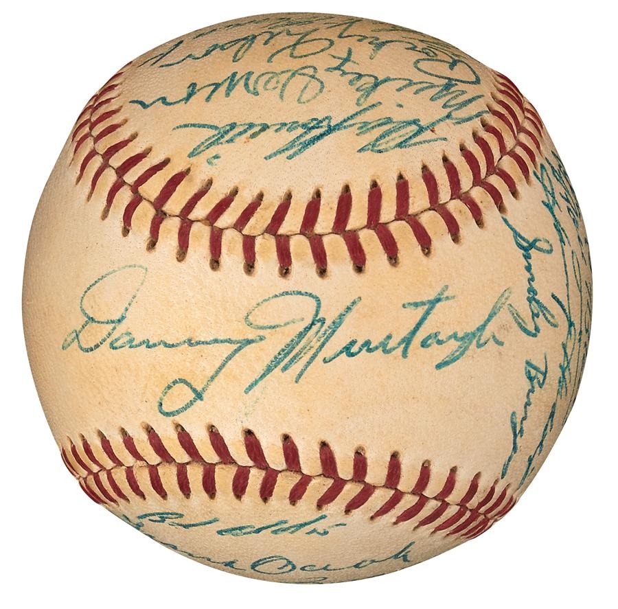 Clemente and Pittsburgh Pirates - High Grade 1960 World Champion Pittsburgh Pirates Signed Baseball